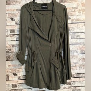 EXPRESS khaki green jacket